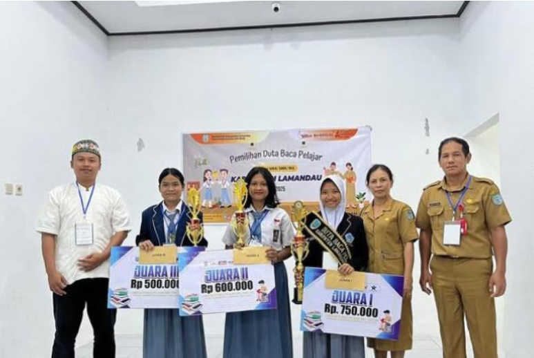Juara 1 Lomba Penulisan Makalah Dalam Rangka Pemilihan Duta Baca Pelajar Tingkat Kabupaten Tahun 2025