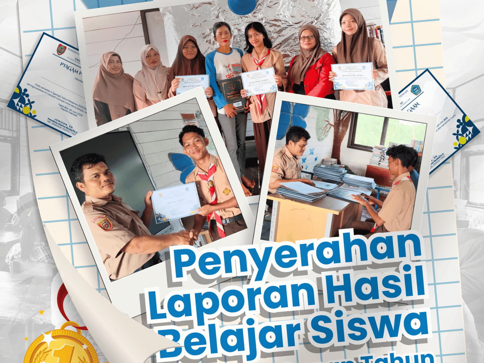 Penyerahan Rapor Semester Genap TA 2025/2026 SMAN 1 Lamandau: Sinergi Sekolah dan Orang Tua, Sambut Libur Akhir Tahun Pelajaran